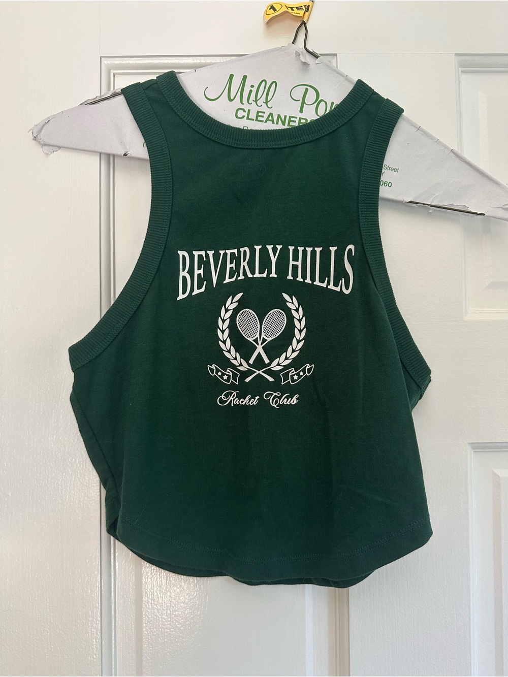 wild fable Dark Green Beverly Hills Graphic Crop Tank